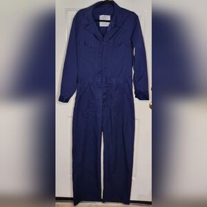 Unicor Men's Navy Blue Work Coverall Size 40R (waist-34").